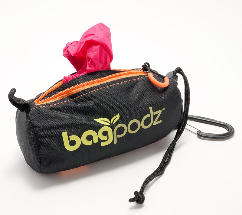 BagPodz Set of 6 Nylon Shopping Bags w/ Storage Pod & Clip — View 13