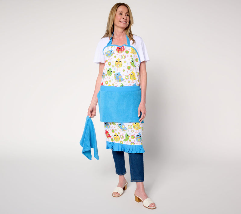 Temp-tations Special Edition Seasonal Apron with (2) Towels — Main view