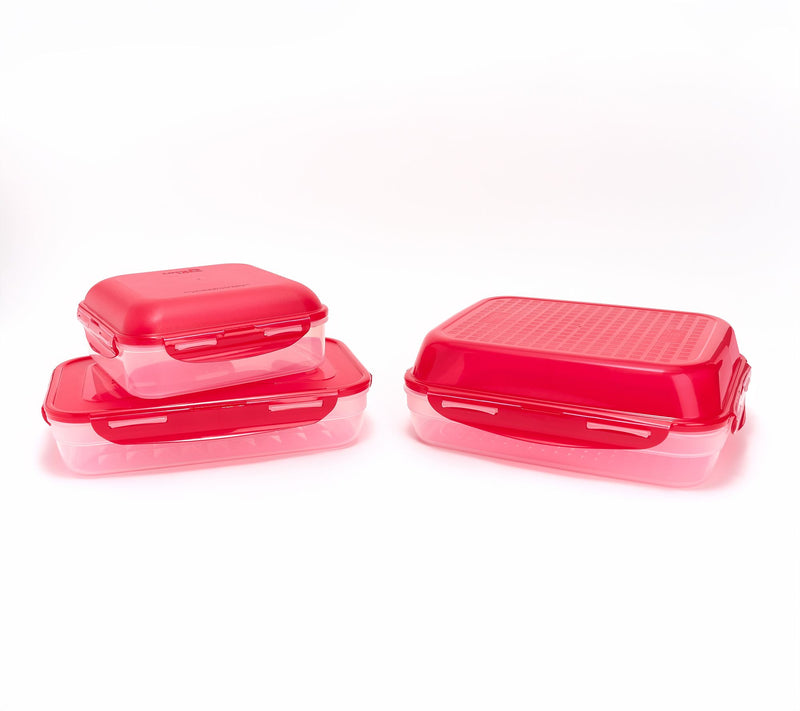 LocknLock 3-Piece Marinate & Prep Storage Set — Main view