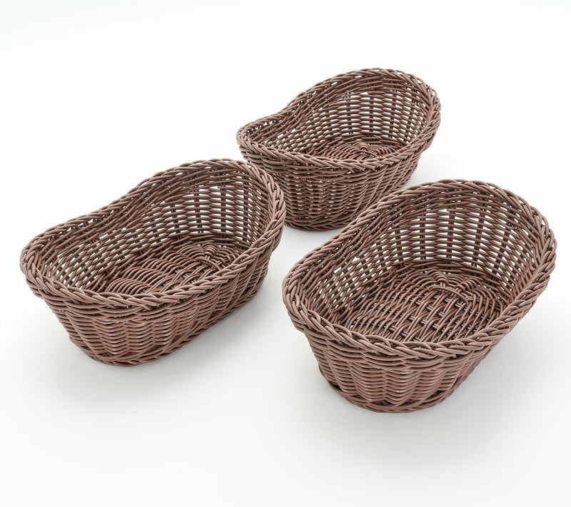 LocknLock Set of 3 Dishwasher Safe Oval Baskets — View 10
