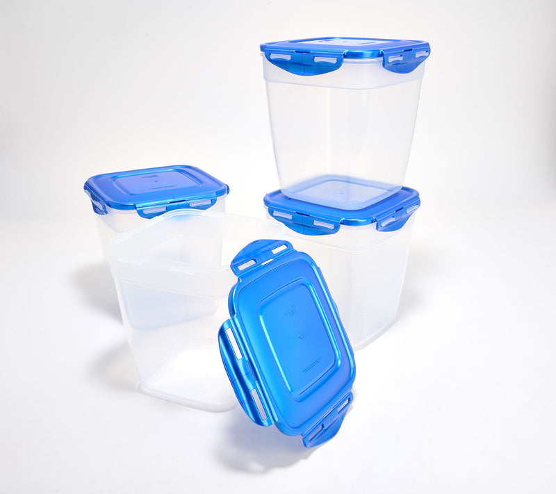 LocknLock Set of 4 XL Tall Square Storage Set — Main view