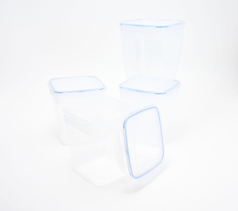 LocknLock Set of 4 XL Tall Square Storage Set — View 8
