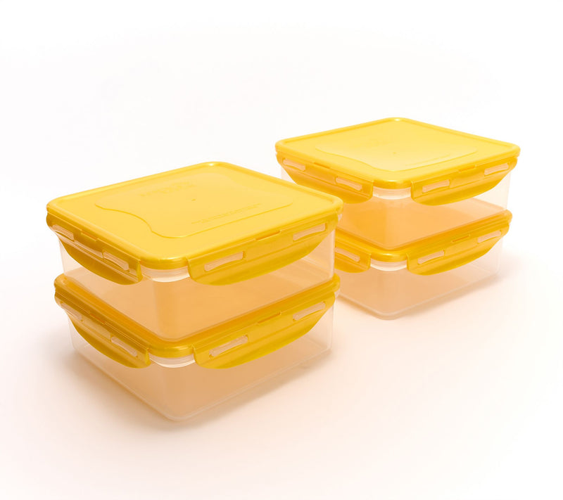 LocknLock Set of (4) 5-Cup Square Containers — View 8