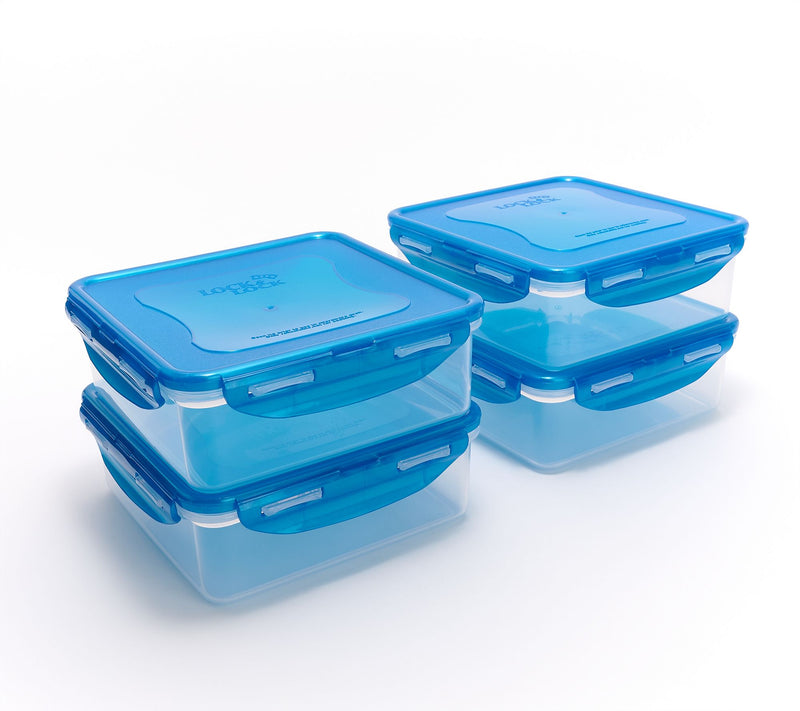 LocknLock Set of (4) 5-Cup Square Containers — View 11