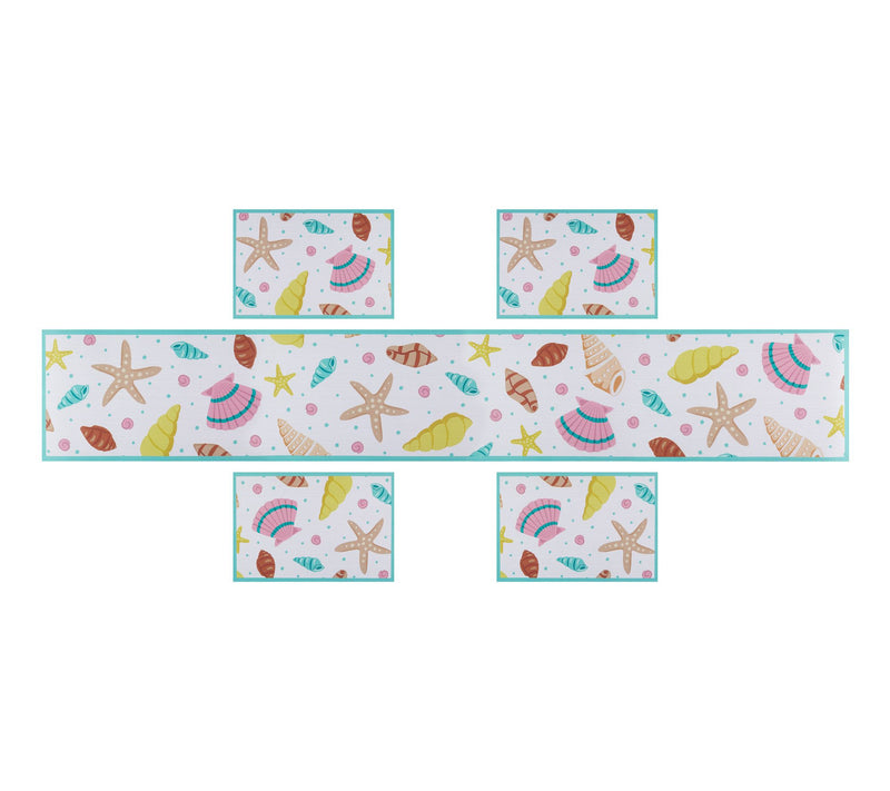 Temp-tations Set of (4) Outdoor 13"x19" Placemats & 72" Table Runner — Main view