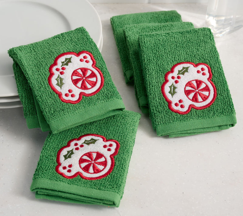 Temp-tations Seasonal Set of 5 Scrubsy Dish Cloths — View 11