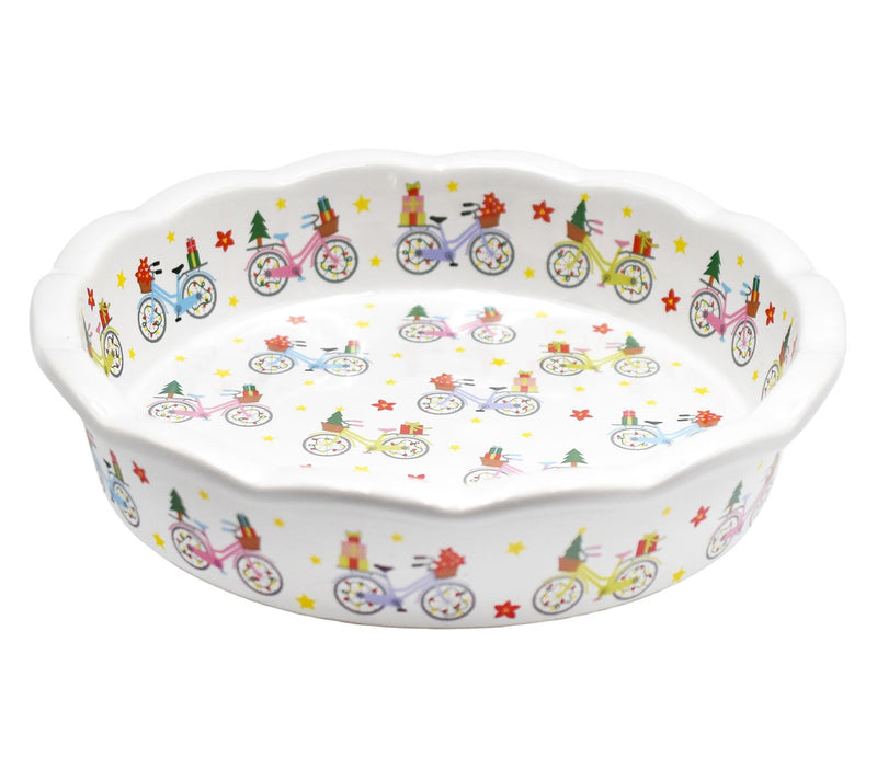 Temp-tations Seasonal Scalloped-Edge 9" Pie Plate — Main view