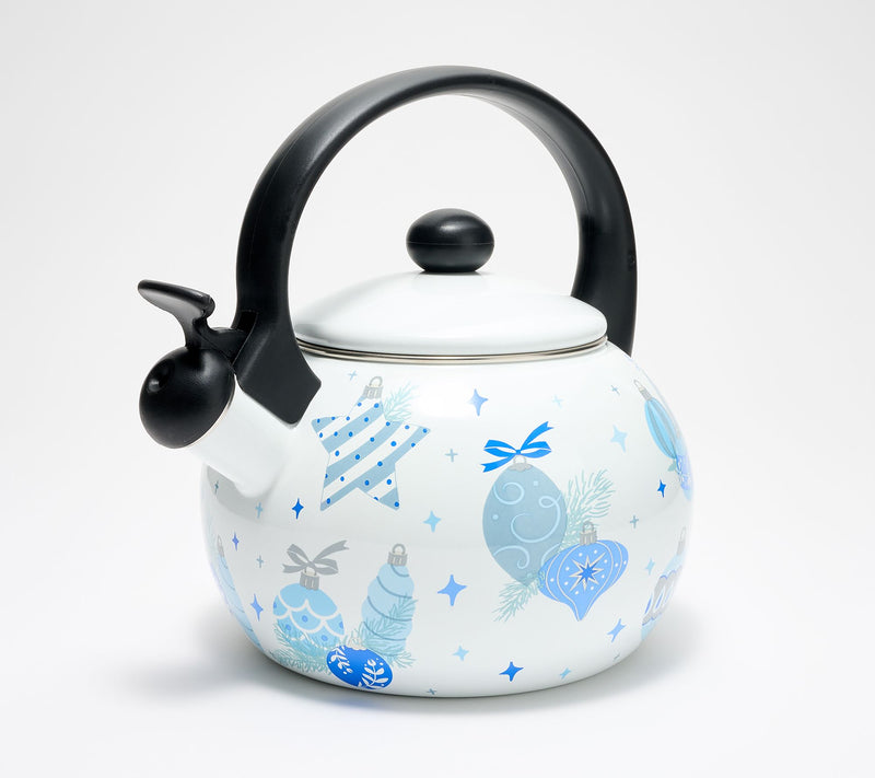 Temp-tations Seasonal Enamel on Steel Kettle — View 2