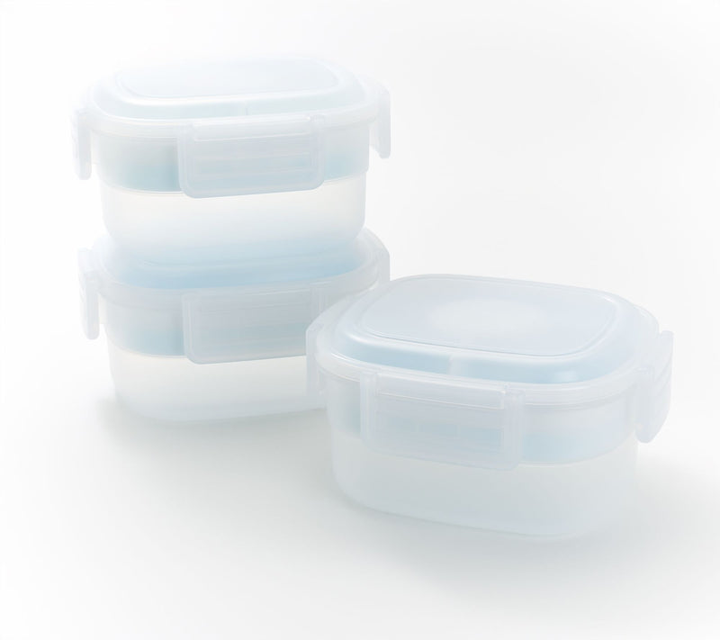 LocknLock Set of 3 Bento Box Containers w/ Ice Pack Insert — View 8