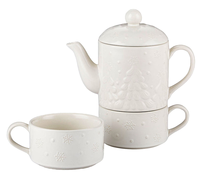 Temp-tations Special Edition Tea for Two Set with 2 Mugs & 20-oz Teapot — View 6