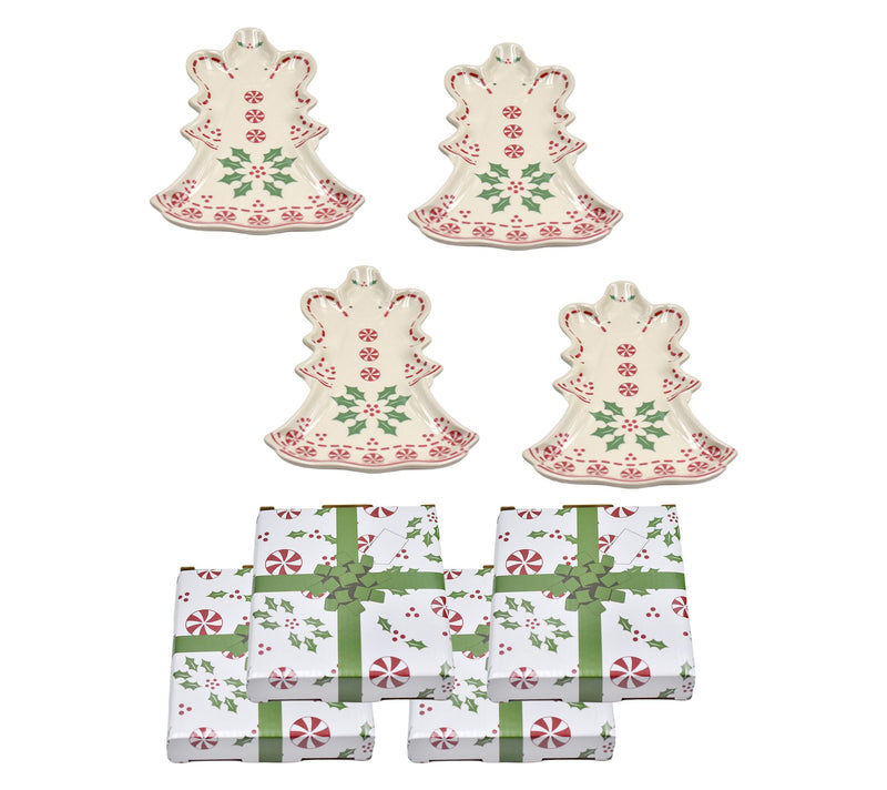 Temp-tations Seasonal Set of 4 Spoon Rests with Gift Boxes — Main view