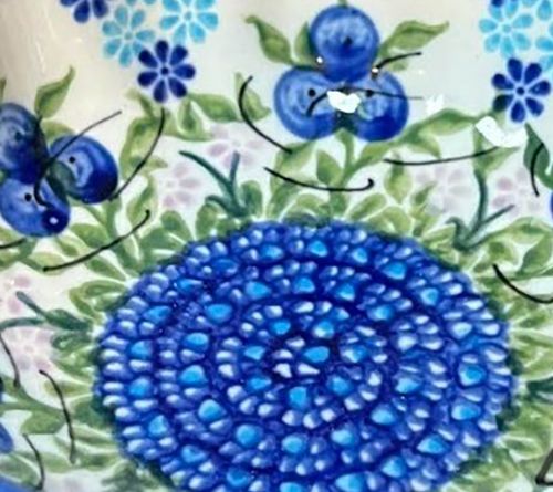 Lidia's Polish Pottery Small Ruffle Bowl — View 2