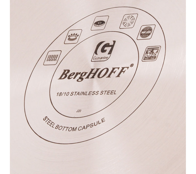 BergHOFF Ouro Gold 18/10 Stainless Steel 8" Stock pot 5qt. — View 3