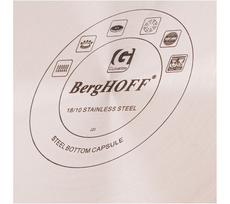 BergHOFF Ouro Gold 18/10 Stainless Steel 9.5" Deep Skillet — View 3