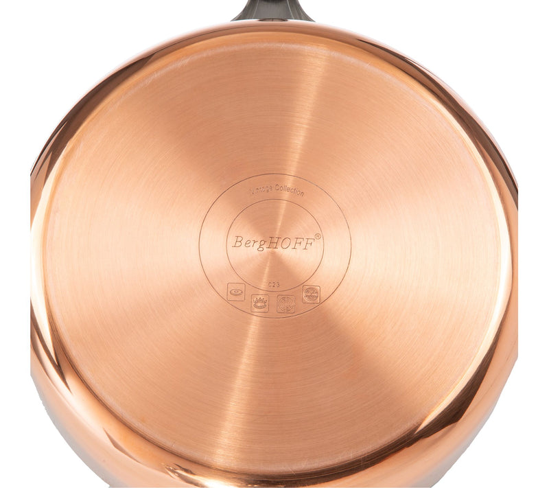 BergHOFF Vintage 6pc Tri-Ply Copper Cookware Set with Lids — View 3