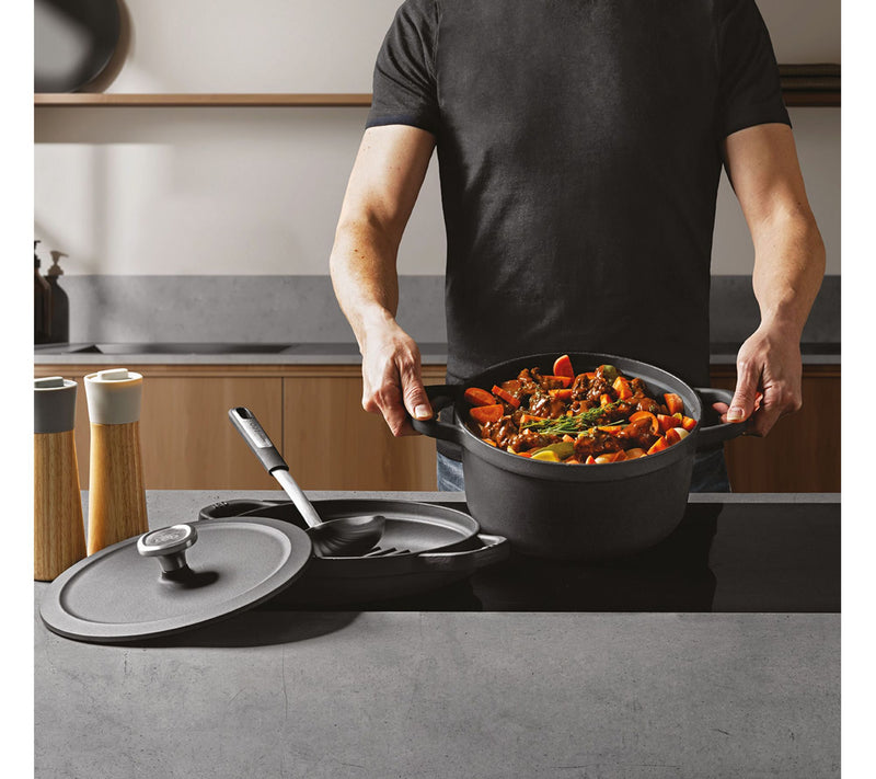 BergHOFF Leo Graphite 4pc Cast Iron Stockpot Set, 3.2qt & 5qt — View 7