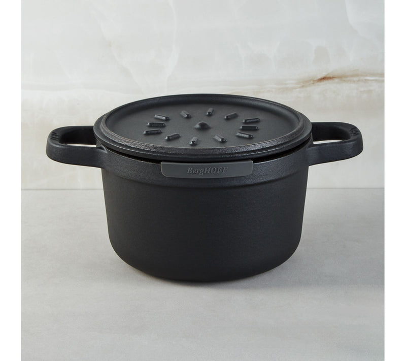 BergHOFF Leo Graphite 4pc Cast Iron Cookware Set, 3.2qt & 6qt — View 3