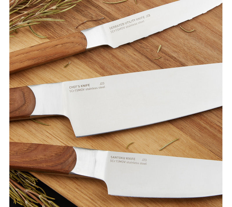 BergHOFF DiNA Ion 3pc Stainless Steel Knife Set — View 5