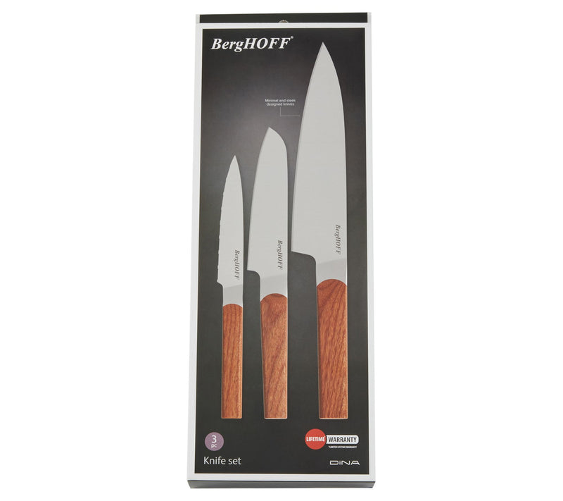 BergHOFF DiNA Ion 3pc Stainless Steel Knife Set — View 6