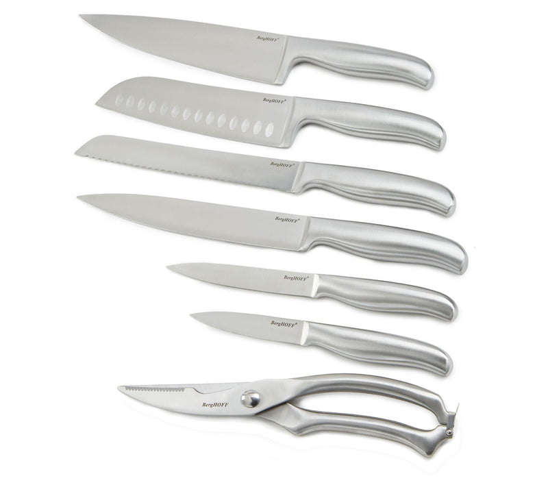 BergHOFF DiNA Frame 8pc Stainless Steel Knife Block Set — View 5