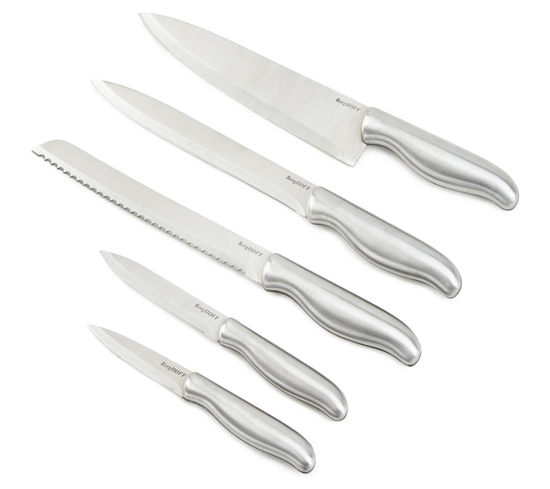 BergHOFF DiNA Entity 6pc Stainless Steel KnifeBlock Set — View 2
