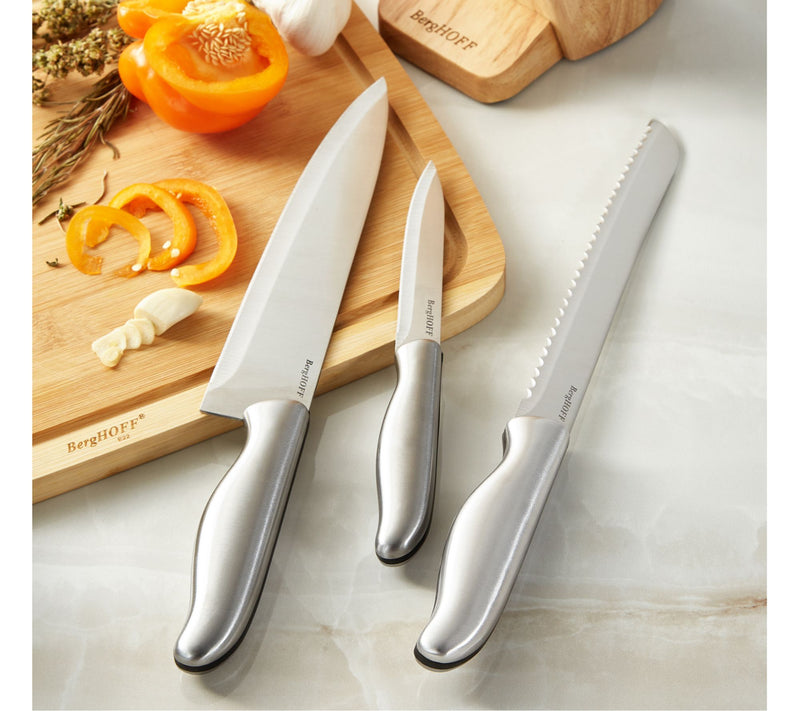 BergHOFF DiNA Entity 6pc Stainless Steel KnifeBlock Set — View 6
