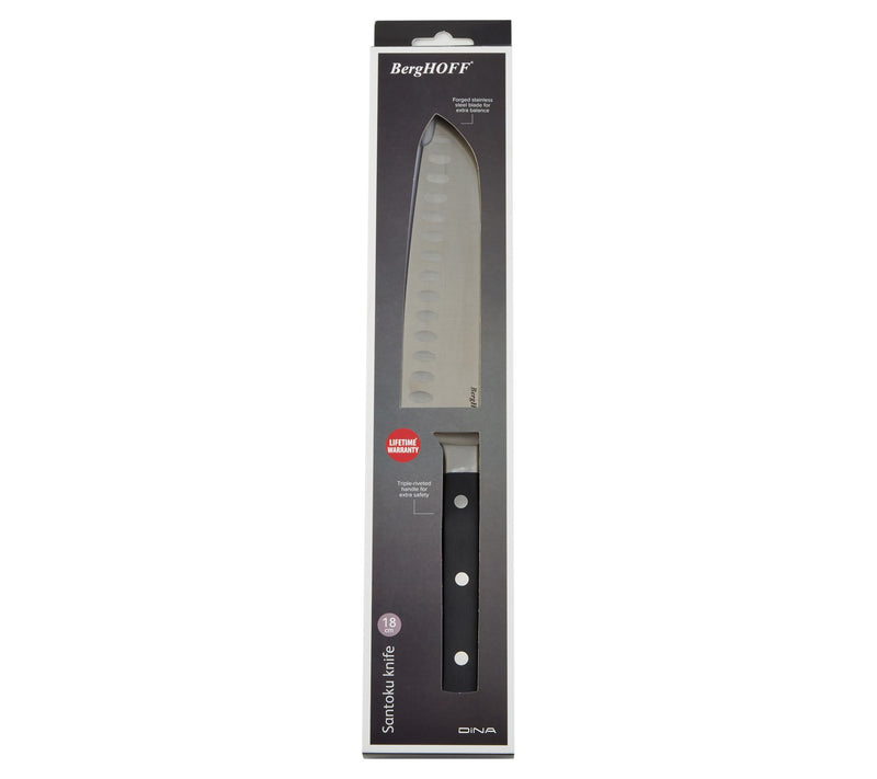 BergHOFF DiNA Gene Stainless Steel Santoku Knife, 7" — View 6