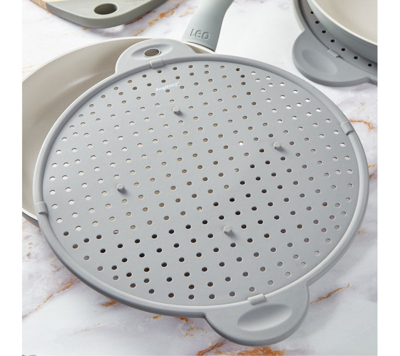 BergHOFF 2pc Splatter Screen Set for 6" to 12.5" Pots and Pans — View 3