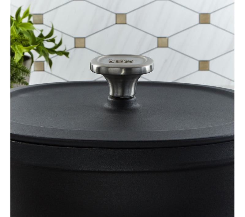 BergHOFF Graphite Enameled Cast Iron Oval Stockpot 10.75", 5qt — View 5