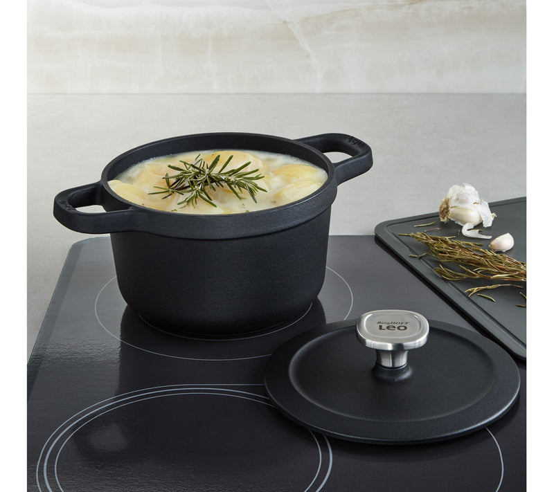 BergHOFF Graphite Enameled Cast Iron Stock pot8", 3.2qt — View 2