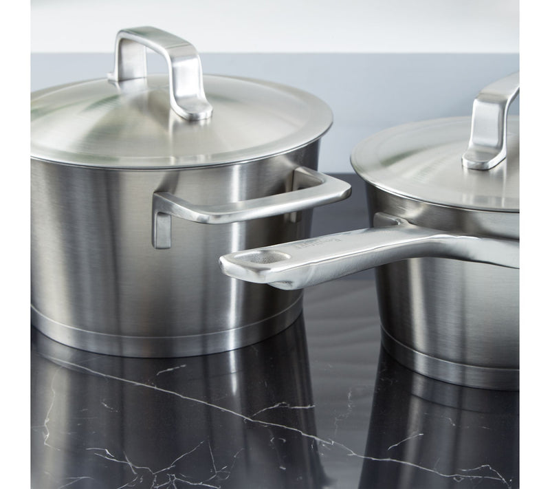 BergHOFF Meta 10pc Recycled 18/10 Stainless Steel Cookware Set — View 4