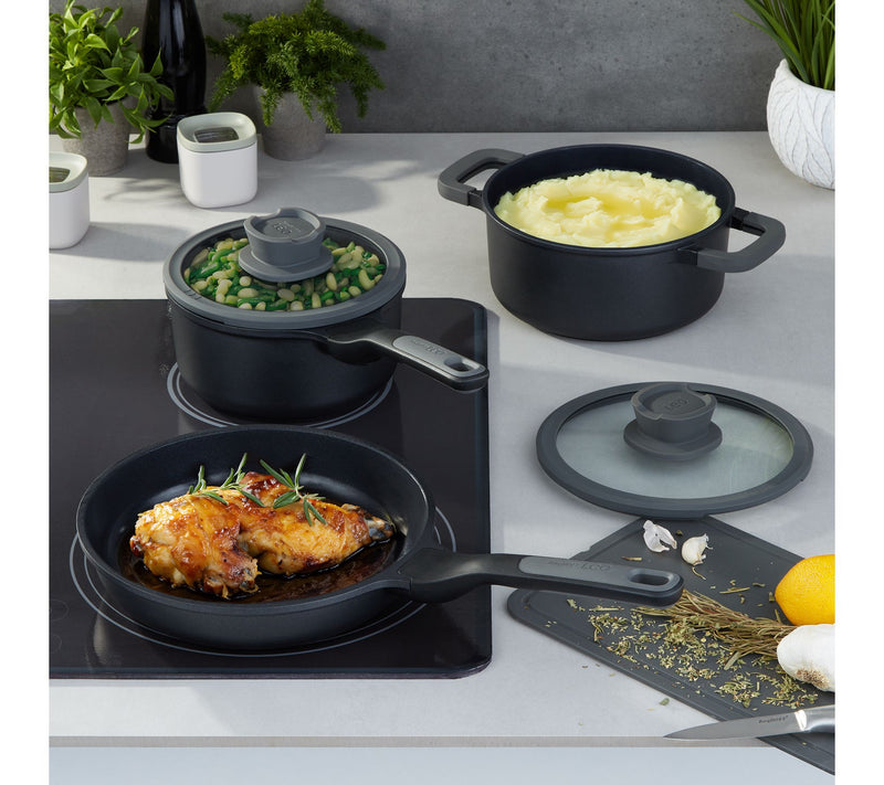 BergHOFF Stone+ 5-Pc Nonstick Ceramic CookwareSet, Recycled — View 2