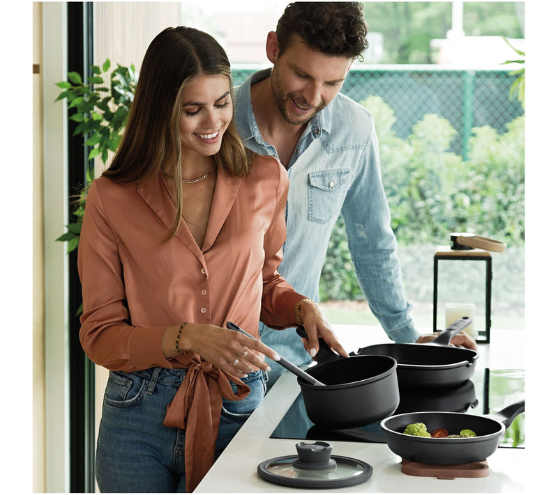 BergHOFF Stone+ Nonstick Ceramic Aluminum Fry Pan 8", Recycled — View 5
