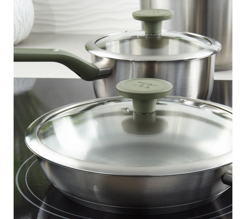 BergHOFF Bolt 8pc Recycled Stainless Steel Cookware Set — View 5