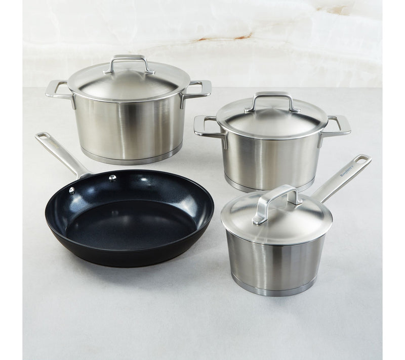 BergHOFF Meta 7pc Recycled Cookware Set with Nonstick Fry Pan — Main view