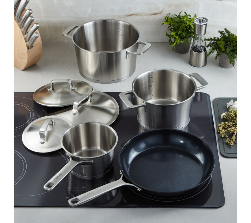 BergHOFF Meta 7pc Recycled Cookware Set with Nonstick Fry Pan — View 8