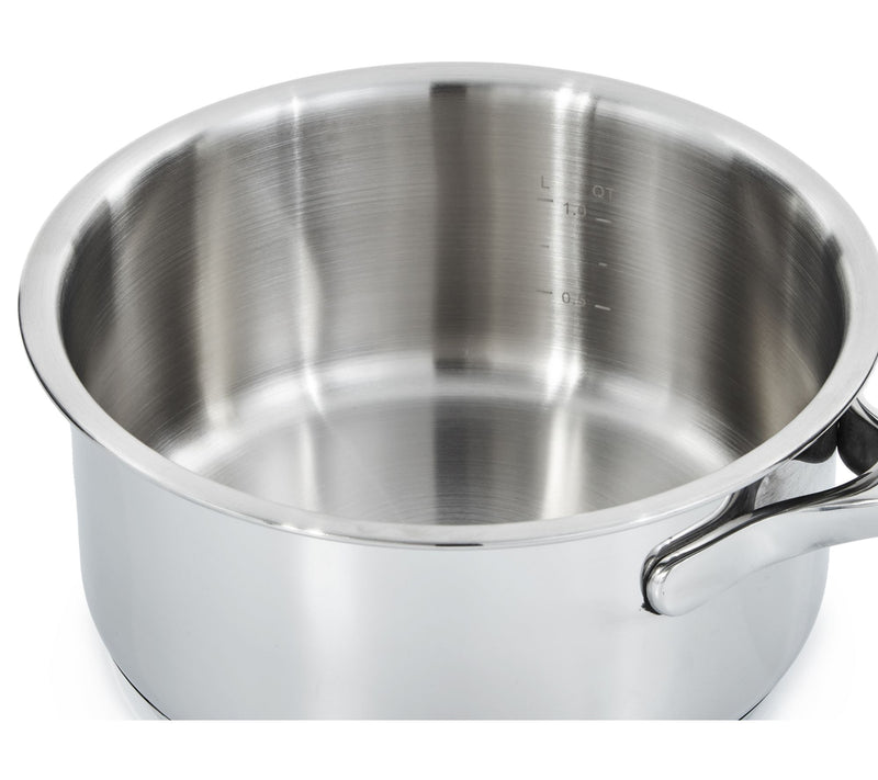 BergHOFF Helix 18/10 Stainless Steel 6.5" Saucepan 1.6qt — View 4