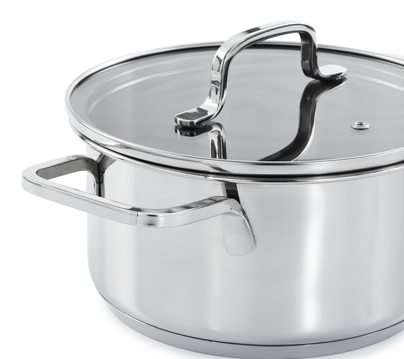 BergHOFF Helix 18/10 Stainless Steel 7.25" Stock pot 2.2qt — View 3