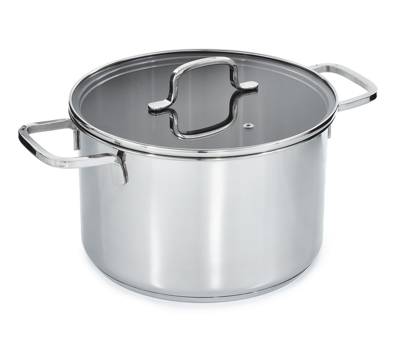 BergHOFF Helix Recycled 18/10 Stainless Steel 10"Stock pot 7qt — Main view