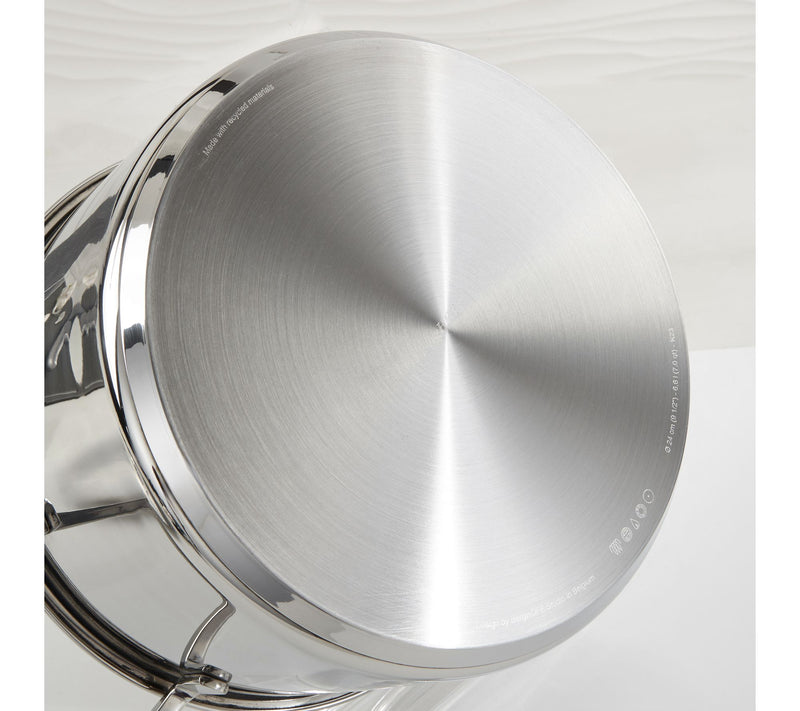 BergHOFF Helix Recycled 18/10 Stainless Steel 10"Stock pot 7qt — View 5