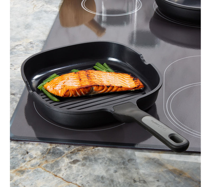 BergHOFF Stone+ Nonstick Ceramic Grill Pan 10.25", Recycled — View 4