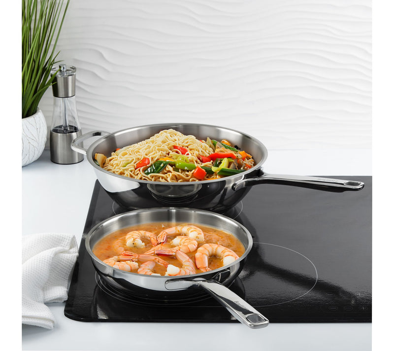 BergHOFF Helix Recycled 18/10 Stainless Steel Fry Pan, 9.5" — View 6