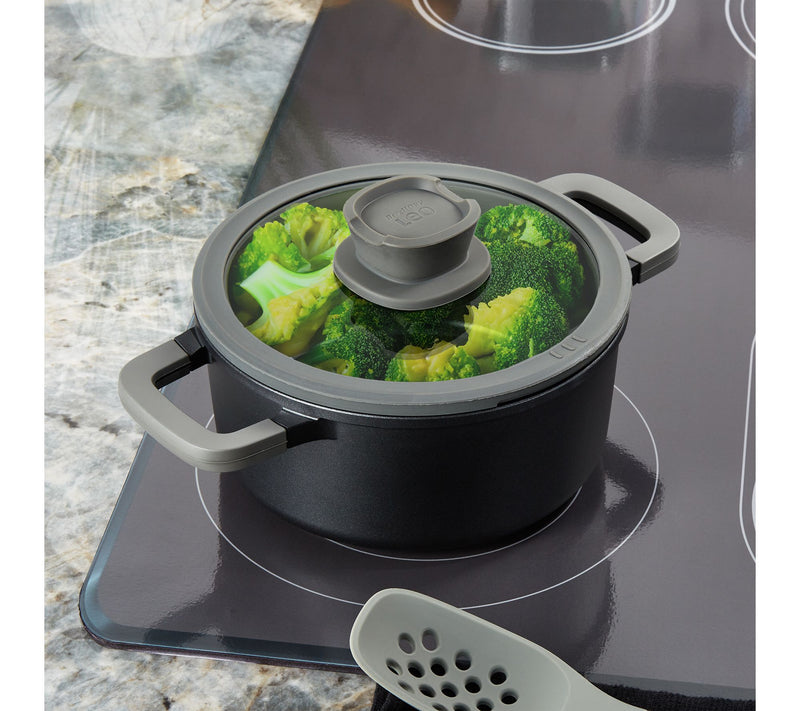 BergHOFF Stone+ Nonstick Ceramic 8" Stockpot 3qt., Recycled — View 2