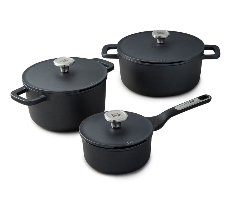 BergHOFF Phantom 6-Pc Nonstick Ceramic CookwareSet, Recycled — Main view