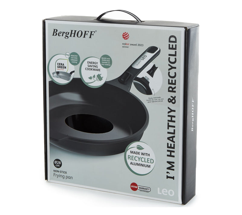 BergHOFF Phantom Nonstick Ceramic 11" Fry Pan,Recycled — View 8