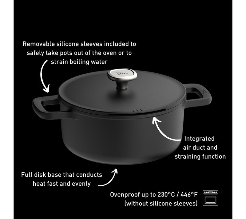 BergHOFF Phantom Nonstick Ceramic 8" Stockpot 2.7qt., Recycled — View 7