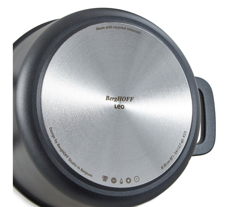 BergHOFF Phantom Nonstick Ceramic 8" Stockpot 2.7qt., Recycled — View 3