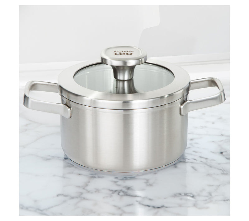 BergHOFF Graphite Recycled 18/10 Stainless Steel Stock Pot — View 2