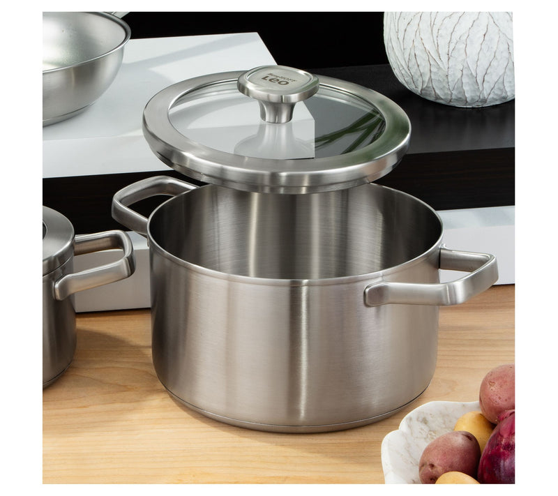BergHOFF Graphite 18/10 Stainless Steel Stockpot 8" 3.6qt — View 2