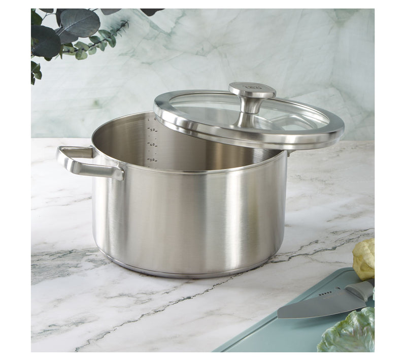 BergHOFF Graphite 18/10 Stainless Steel Stockpot 6.3qt — View 4